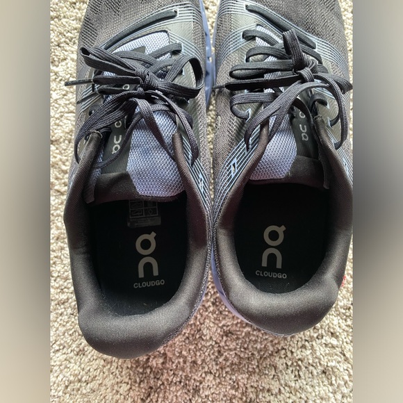 Mens Black and Blue cloudgo Shoes - Picture 5 of 7